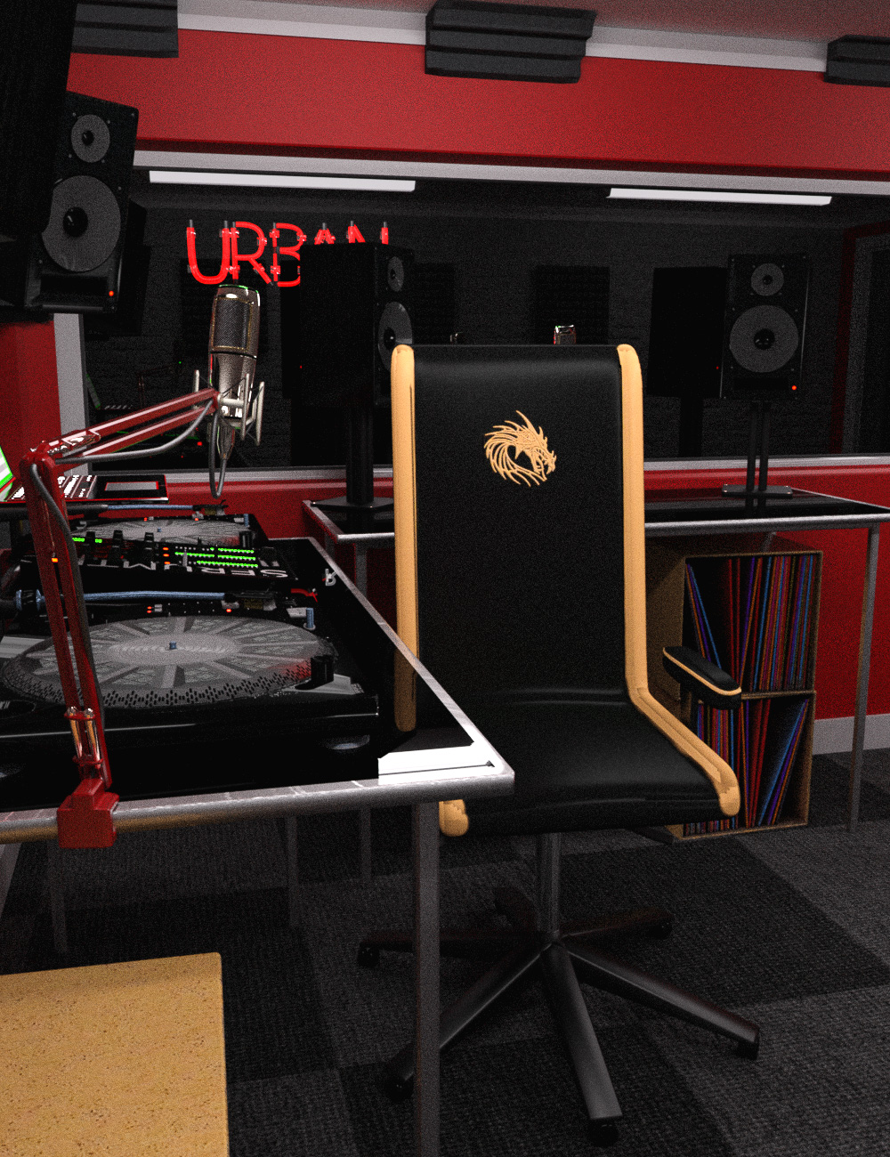 Urban Radio Station for Iray by: Serum, 3D Models by Daz 3D