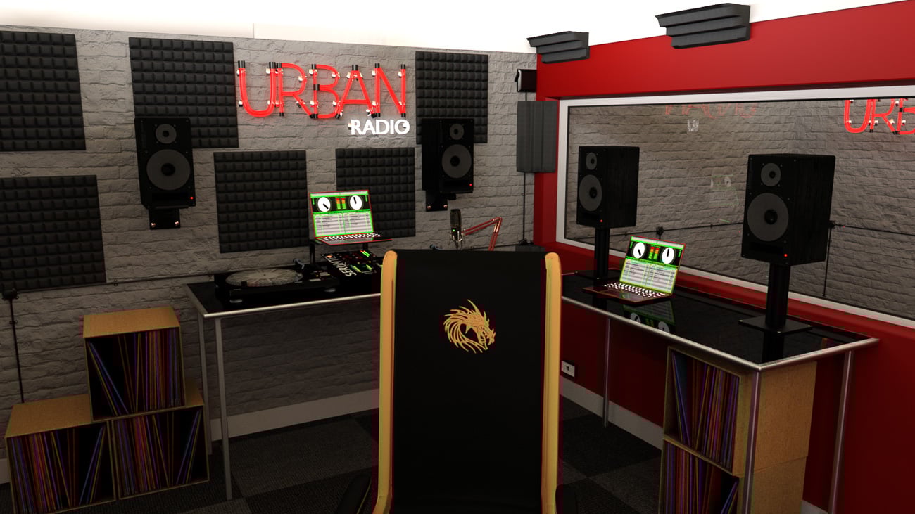 Urban Radio Station for Iray Urban Radio Station for Iray by: Serum, 3D Models by Daz 3D