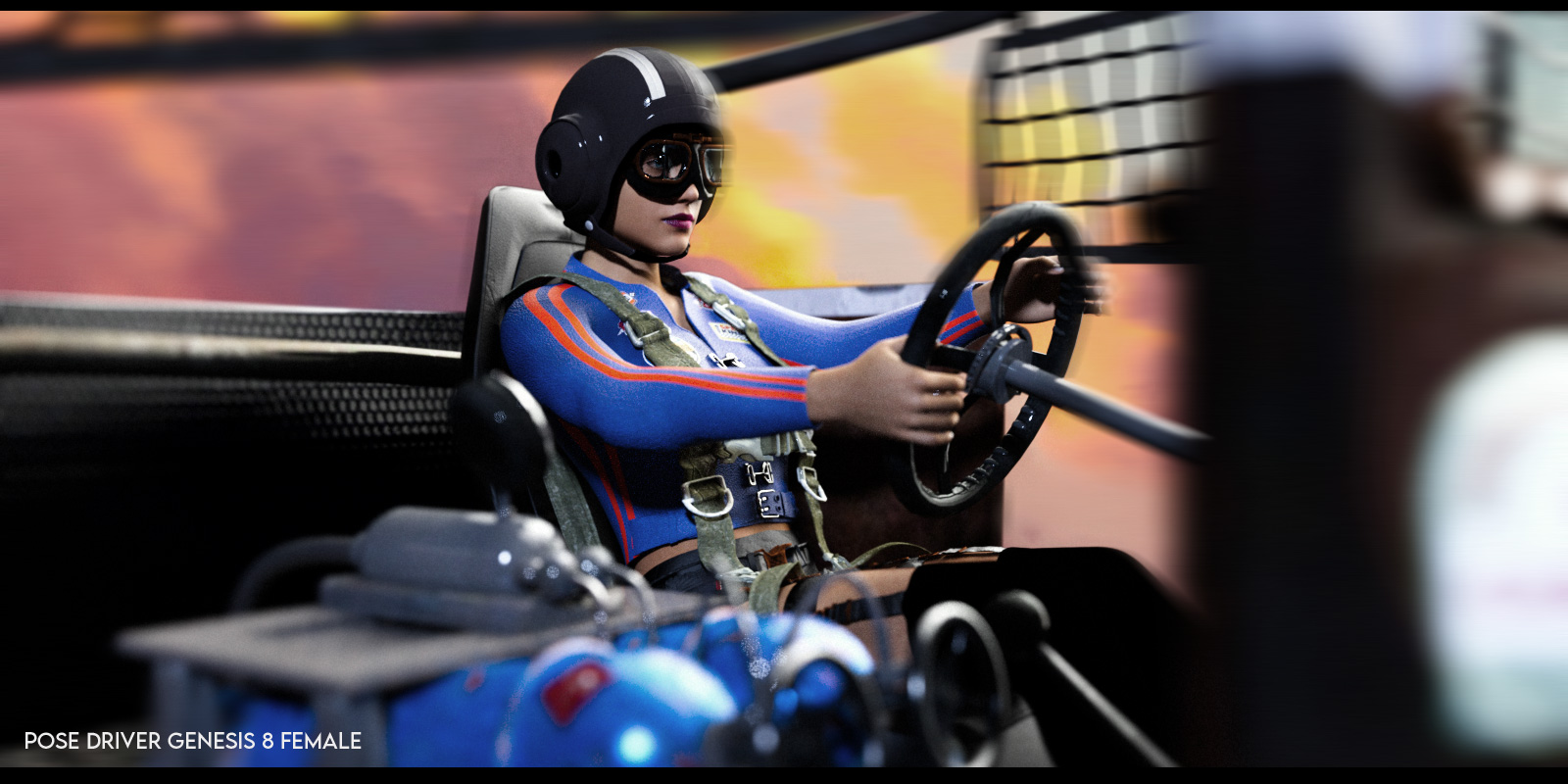 Dirt Track Racer by: Ansiko, 3D Models by Daz 3D