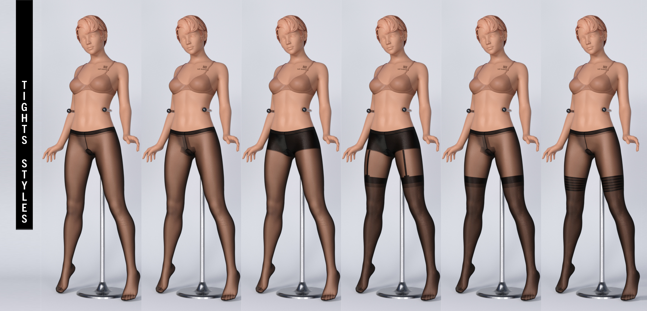 Lali's Low-Waist Tights for Genesis 8.1 Female Lali's Low-Waist Tights for Genesis 8.1 Female by: Lali Kamala, 3D Models by Daz 3D