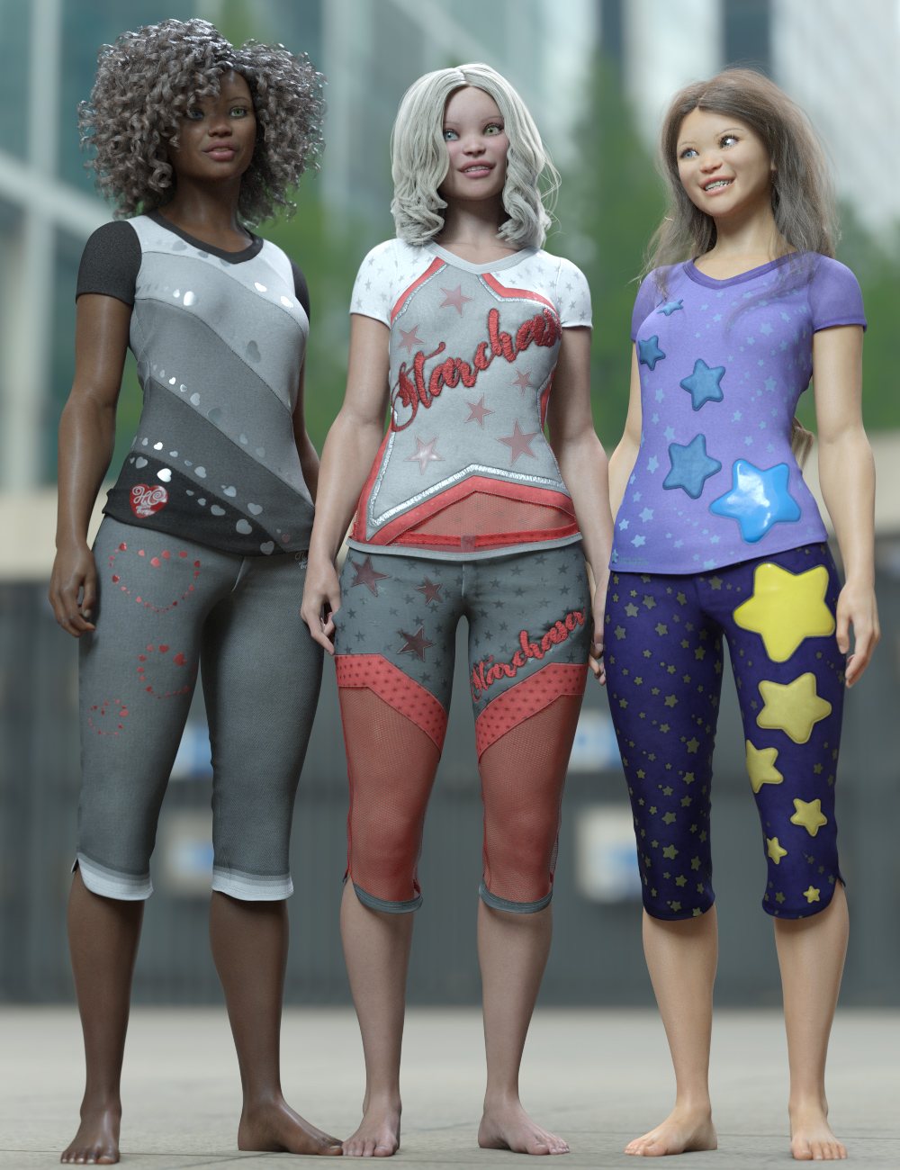 Playful Styles for Everyday 2 Clothes and Poses Texture Add-on by: Aeon Soul, 3D Models by Daz 3D