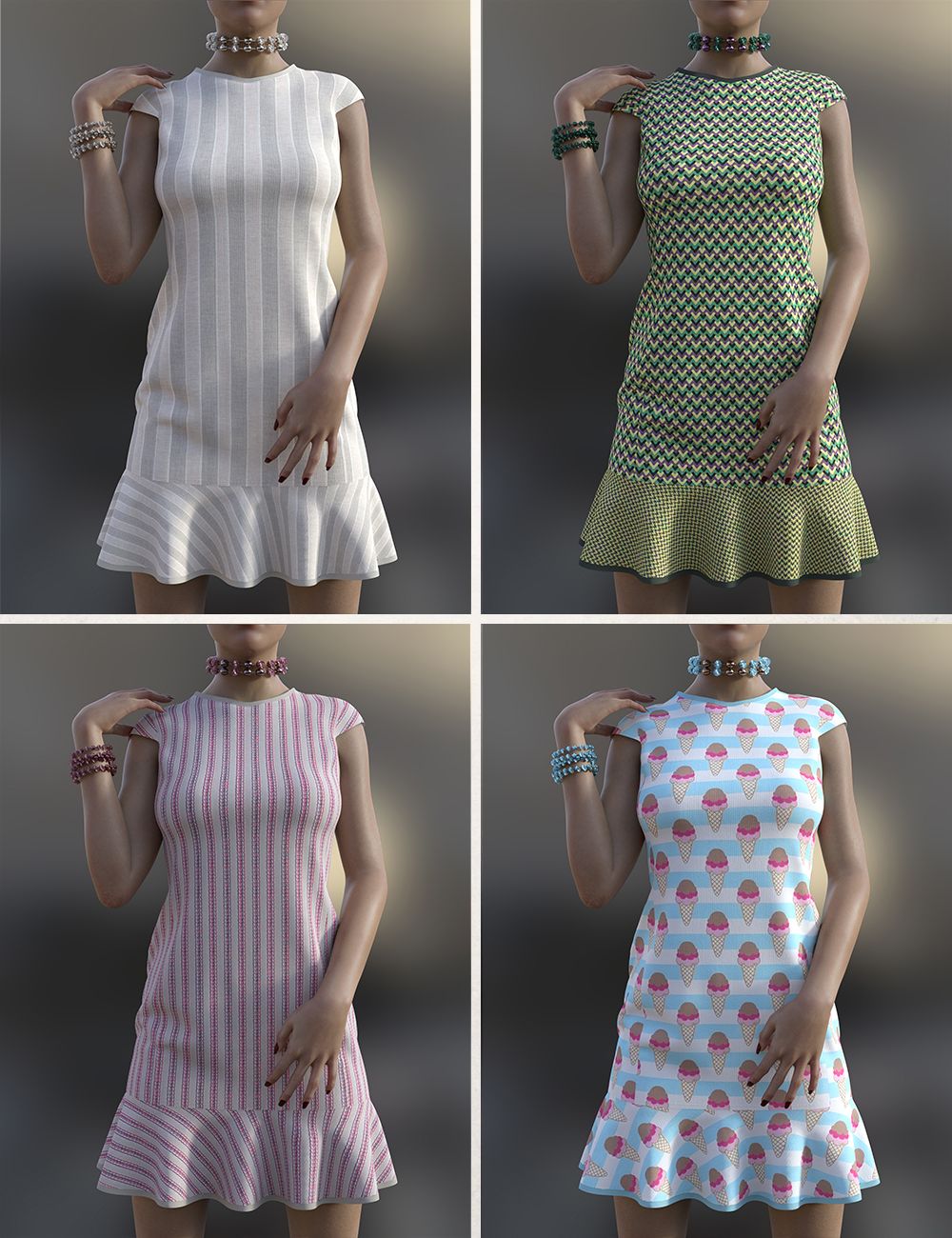dForce Amelia Outfit Texture Expansion dForce Amelia Outfit Texture Expansion by: Nelmi, 3D Models by Daz 3D