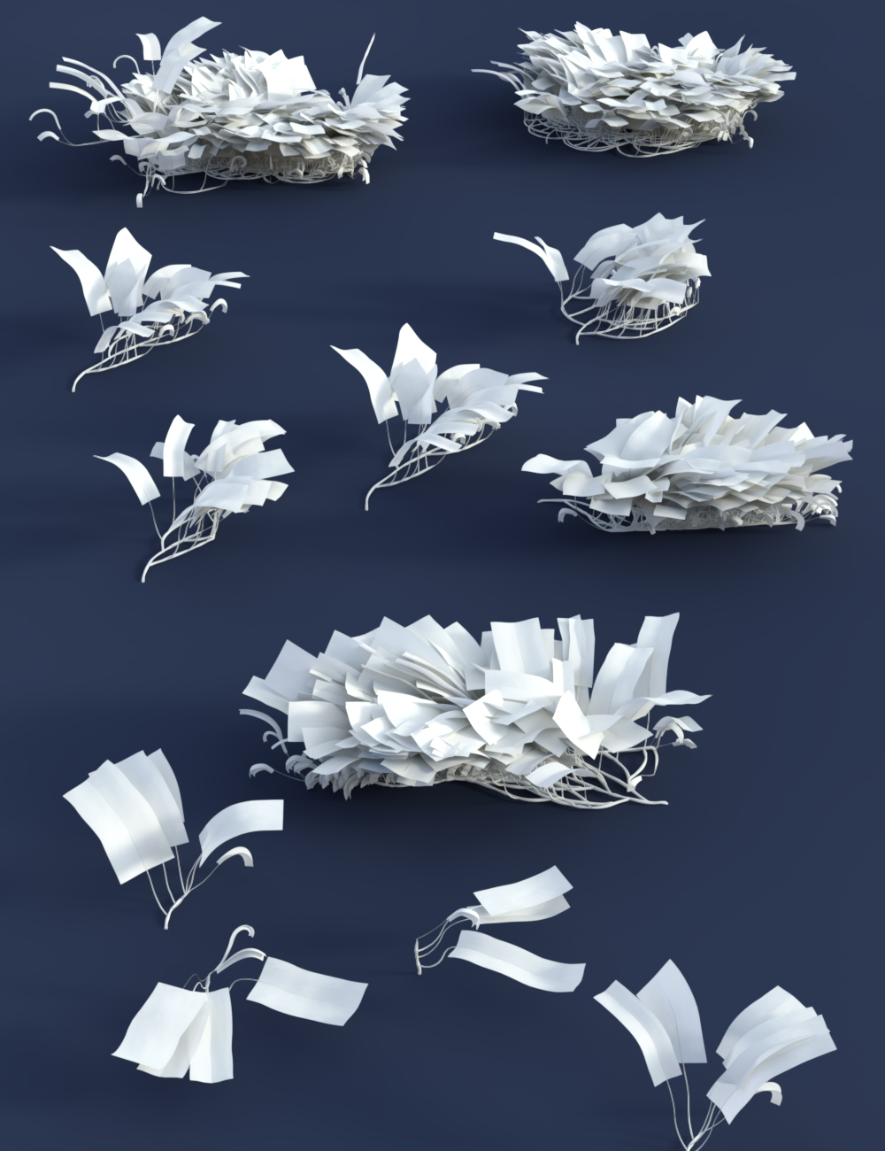 Creeping Ferns - Polypody Creeping Ferns - Polypody by: MartinJFrost, 3D Models by Daz 3D