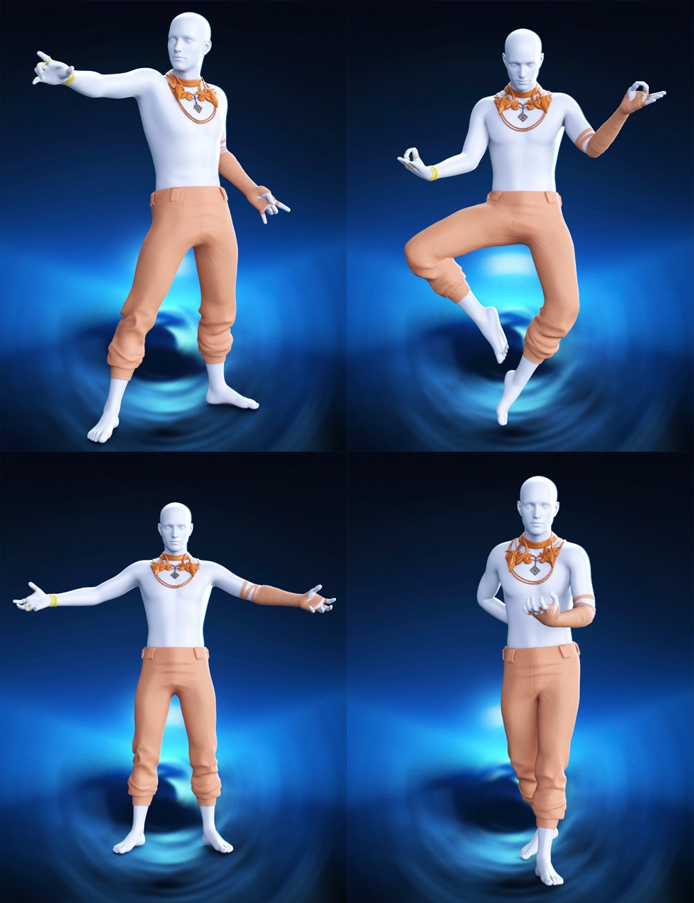 Demon King Fighter Poses and Props for Genesis 8 and 8.1 Male Demon King Fighter Poses and Props for Genesis 8 and 8.1 Male by: Muscleman, 3D Models by Daz 3D