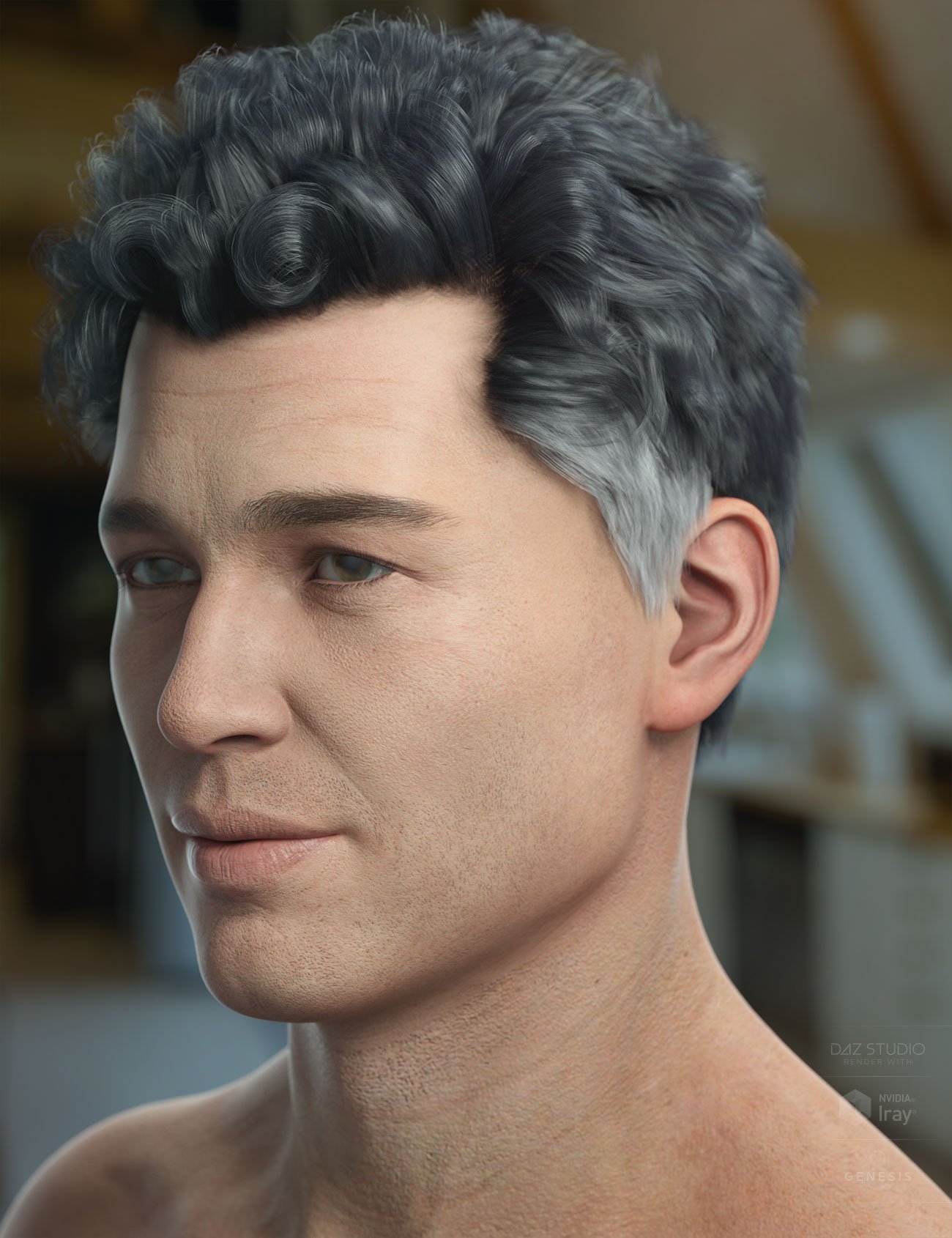 Frankie Hair for Genesis 8 Frankie Hair for Genesis 8 by: AprilYSH, 3D Models by Daz 3D