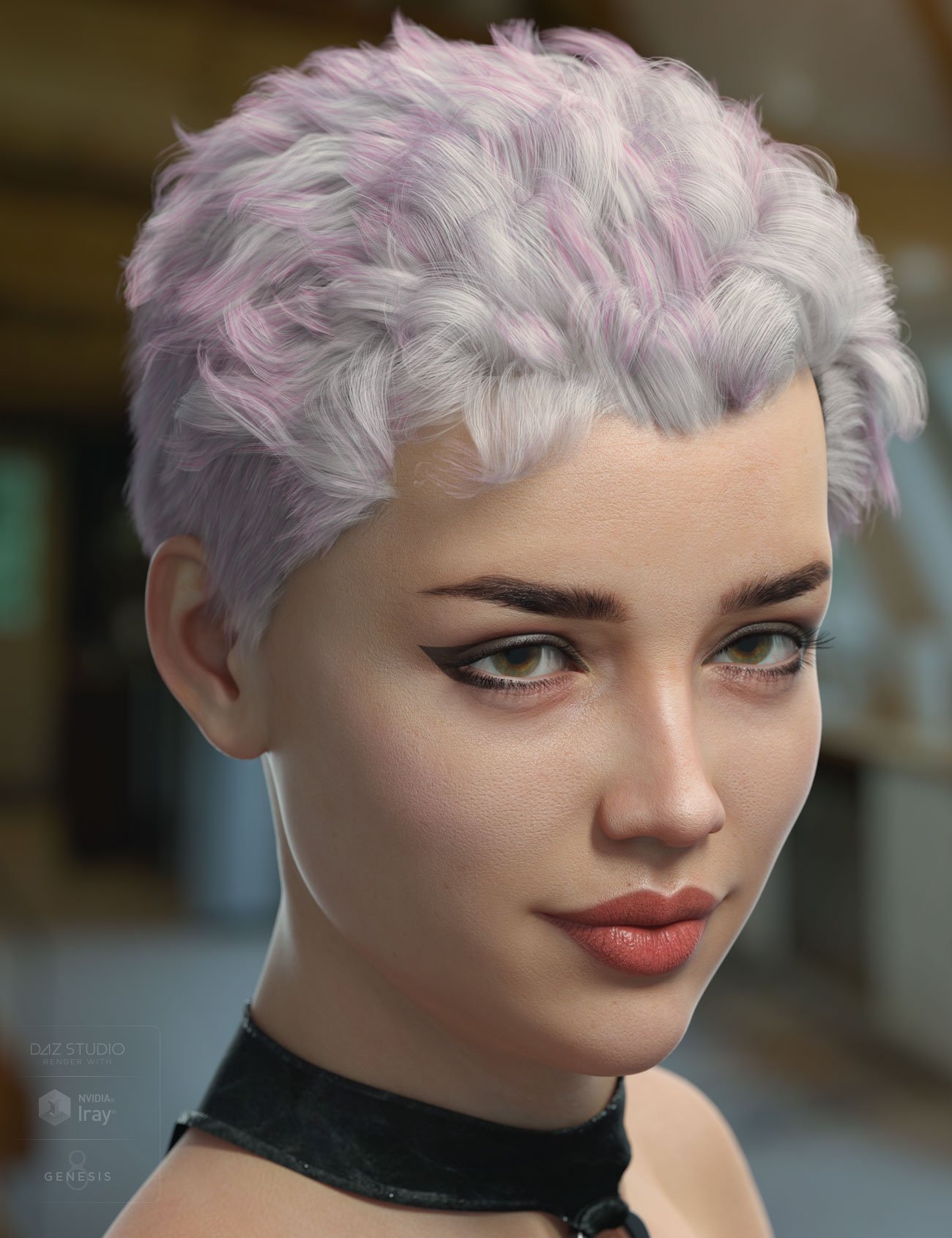 Frankie Hair for Genesis 8 Frankie Hair for Genesis 8 by: AprilYSH, 3D Models by Daz 3D