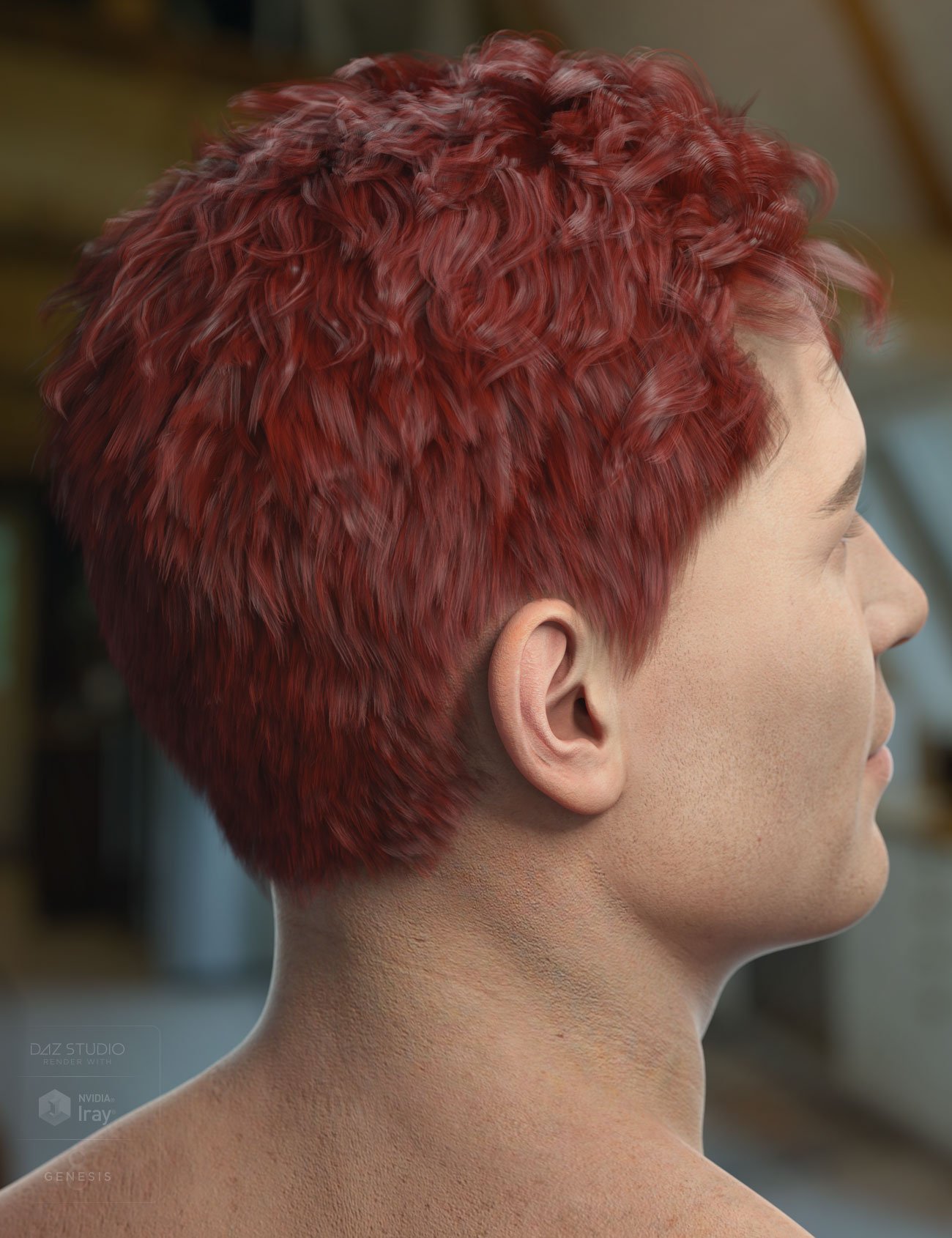 Frankie Hair for Genesis 8 Frankie Hair for Genesis 8 by: AprilYSH, 3D Models by Daz 3D