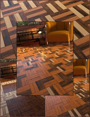 Parquet Flooring Shaders Vol 1 by: ForbiddenWhispers, 3D Models by Daz 3D