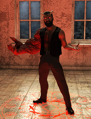 Demon King Poses For Genesis 8.1 Male | Daz 3D