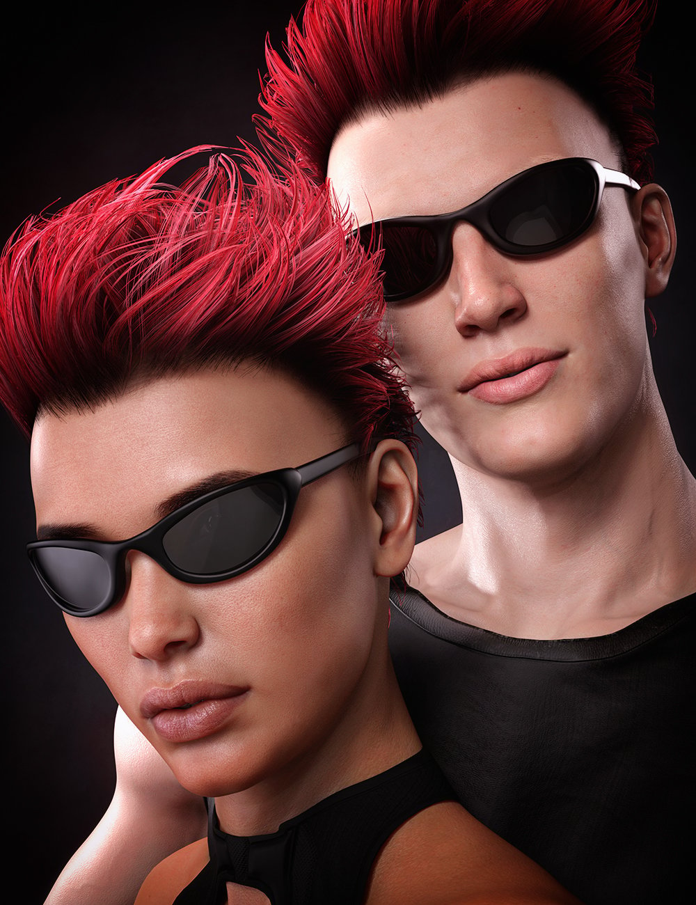 Sunglasses Bundle for Genesis 8 and 8.1 Males and Females by: Nikisatez, 3D Models by Daz 3D