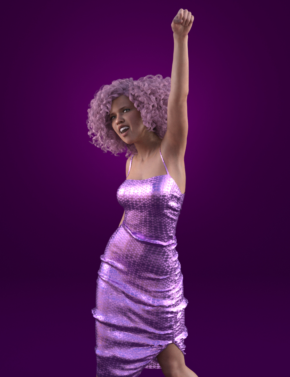dForce Ruched Dress for Genesis 8 and 8.1 Females by: Moonscape Graphicstring, 3D Models by Daz 3D