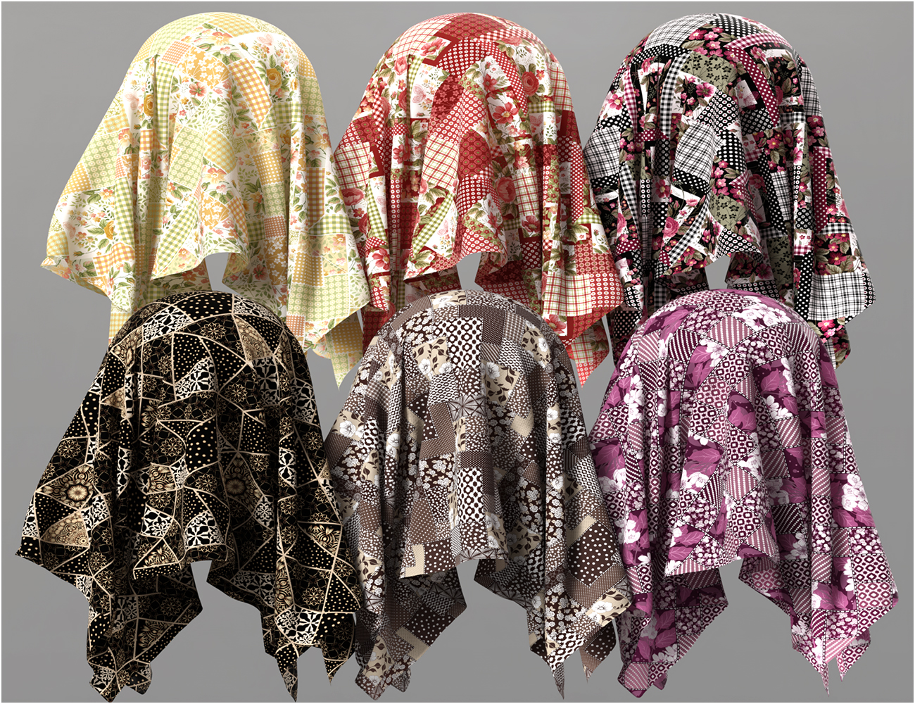Patchwork Iray Shaders - Merchant Resource Patchwork Iray Shaders - Merchant Resource by: OziChickhotlilme74, 3D Models by Daz 3D