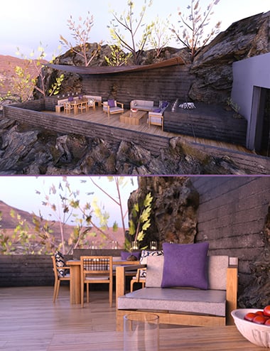 Rocky Mountains Backyard by: clacydarch, 3D Models by Daz 3D