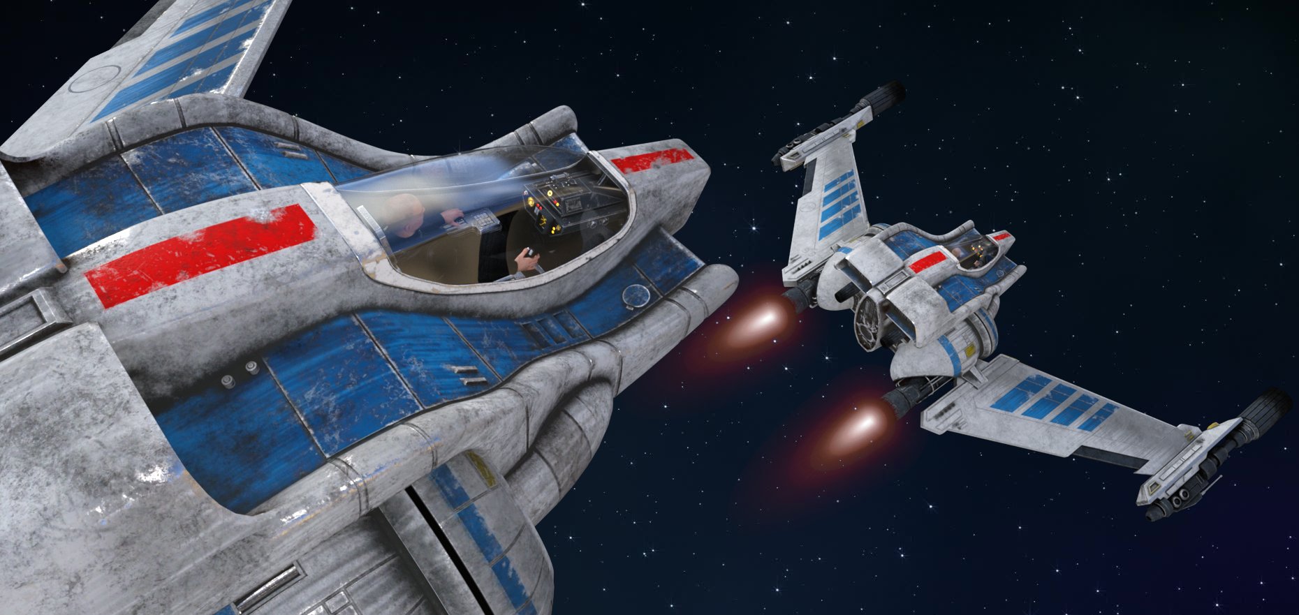 TALON VWing Interceptor Daz 3D