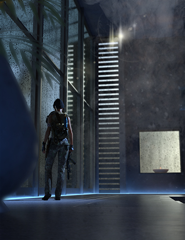 SciFi Room CyberPunk SciFi Room CyberPunk by: DarkEdgeDesign, 3D Models by Daz 3D