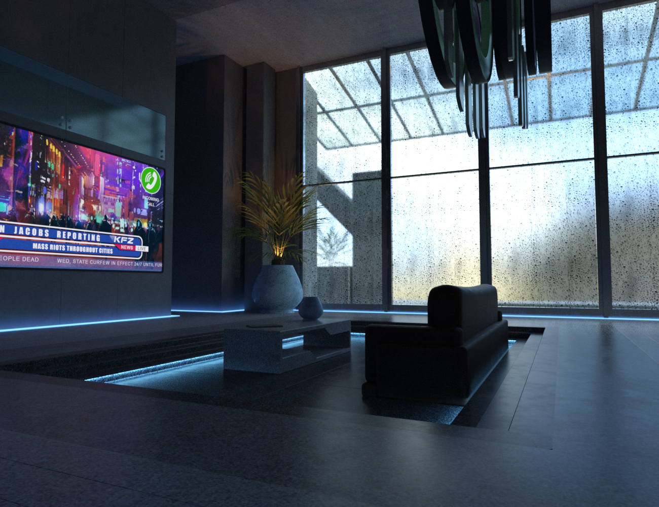 SciFi Room CyberPunk SciFi Room CyberPunk by: DarkEdgeDesign, 3D Models by Daz 3D