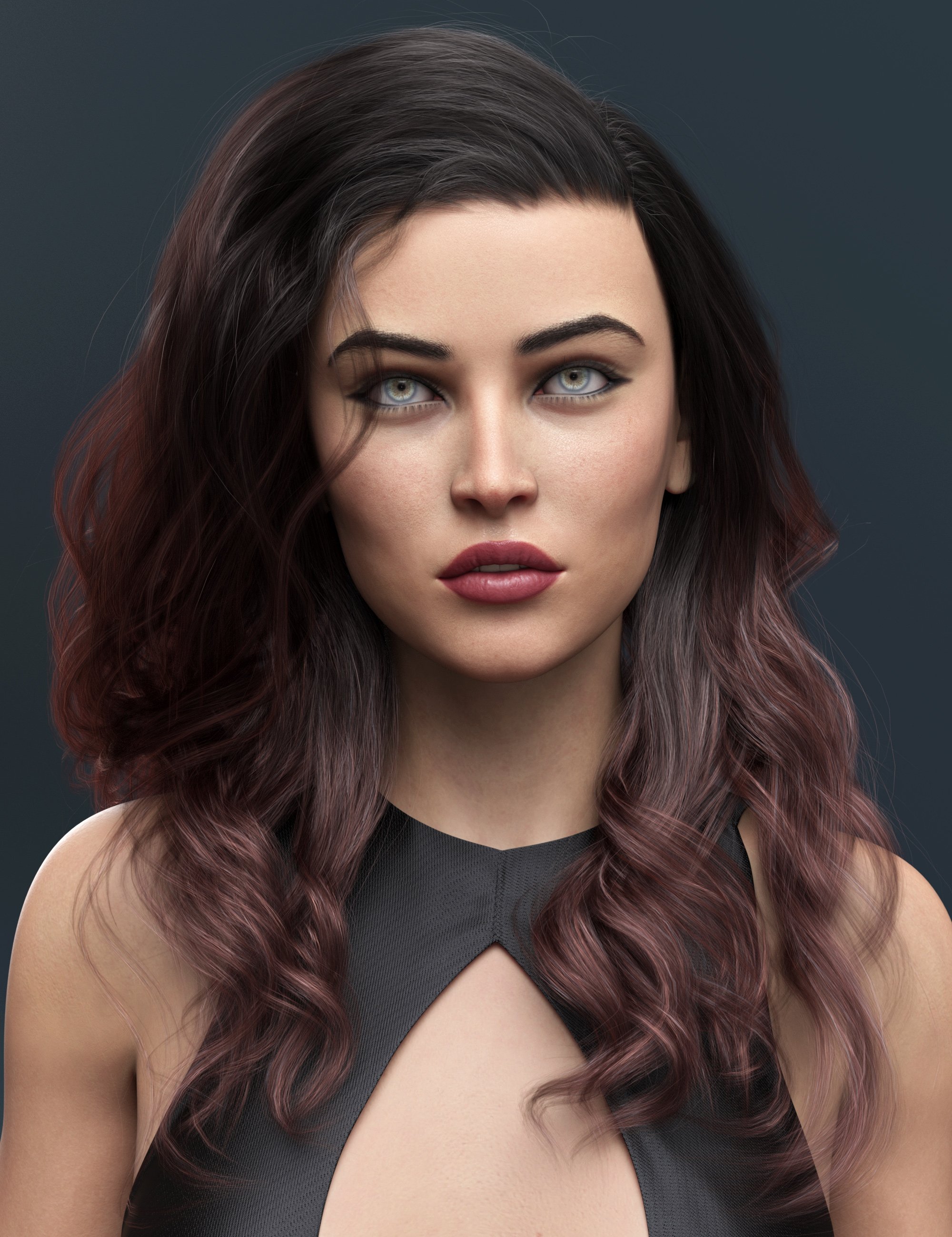 2021-09 Hair for Genesis 8 and 8.1 Females by: outoftouch, 3D Models by Daz 3D