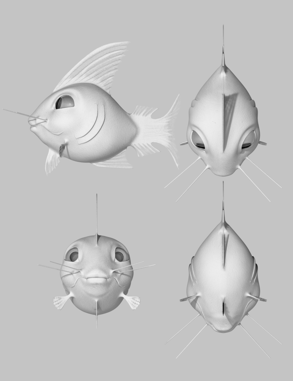 Amipiscus Friendly Fish Original Figure by: Sixus1 MediaSubSpeciesCreations, 3D Models by Daz 3D