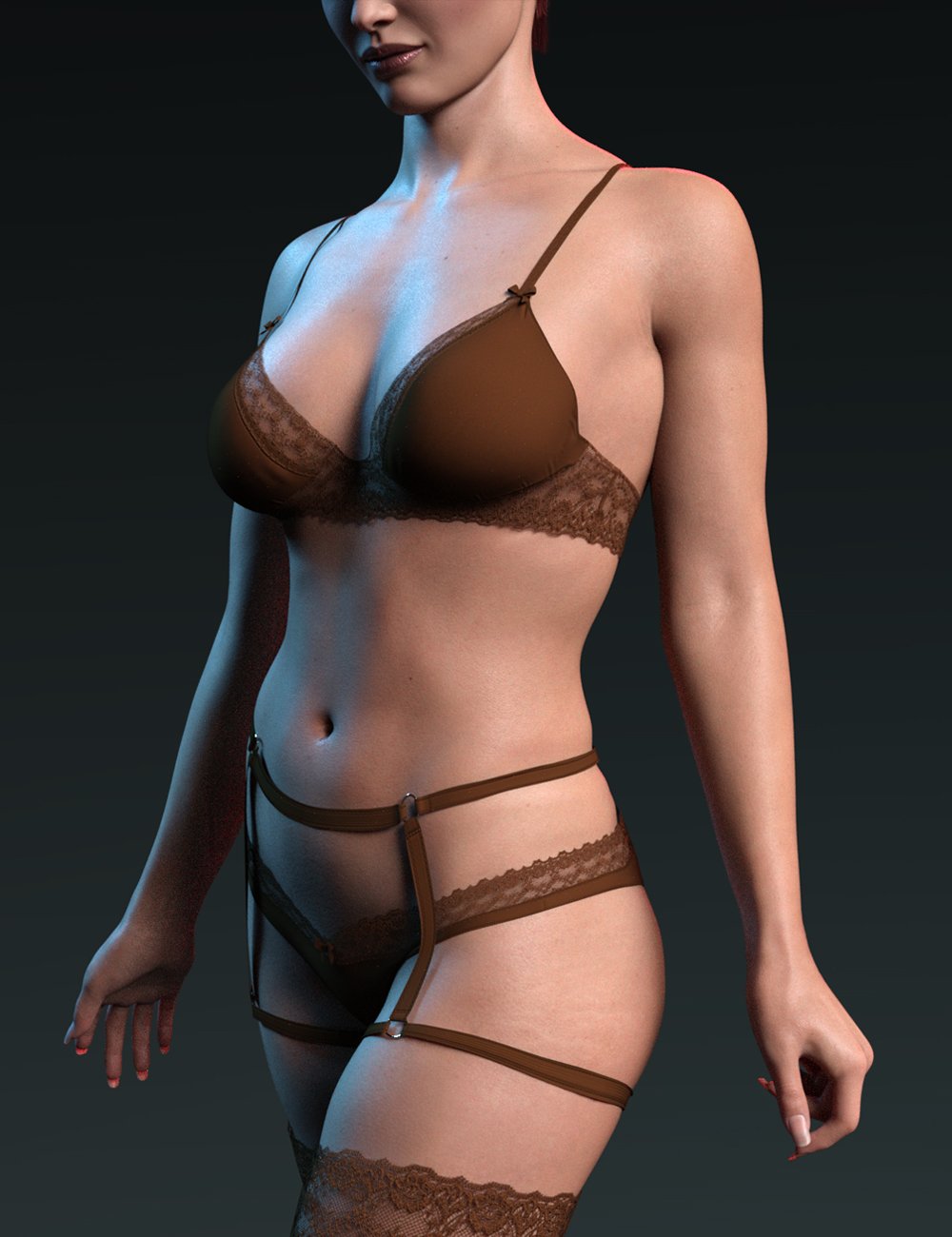 X-Fashion Simone Lingerie Set for Genesis 8.1 Females by: xtrart-3d, 3D Models by Daz 3D