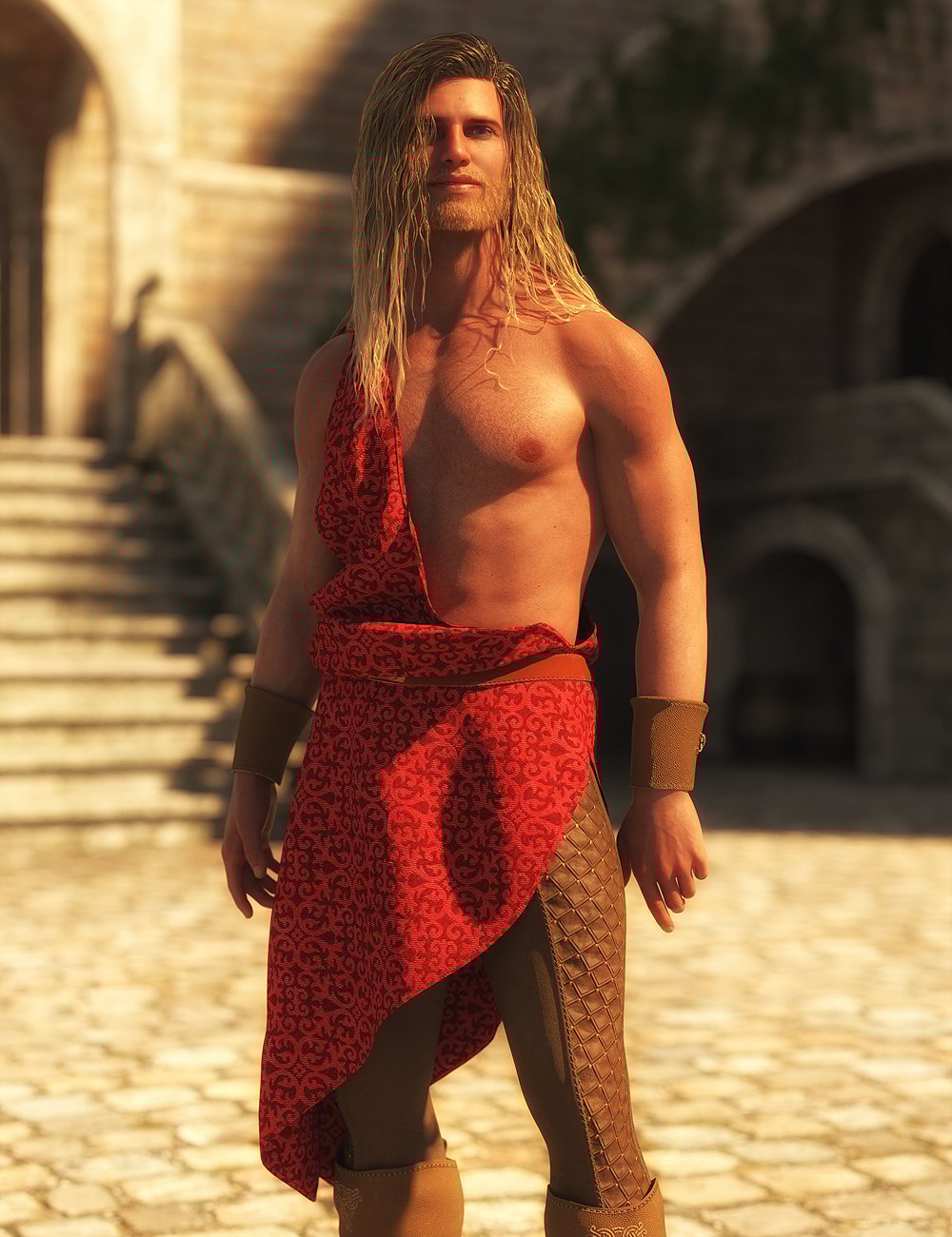 dForce Faenor Outfit for Genesis 8 Males by: AmaranthPixelTizzyFit, 3D Models by Daz 3D