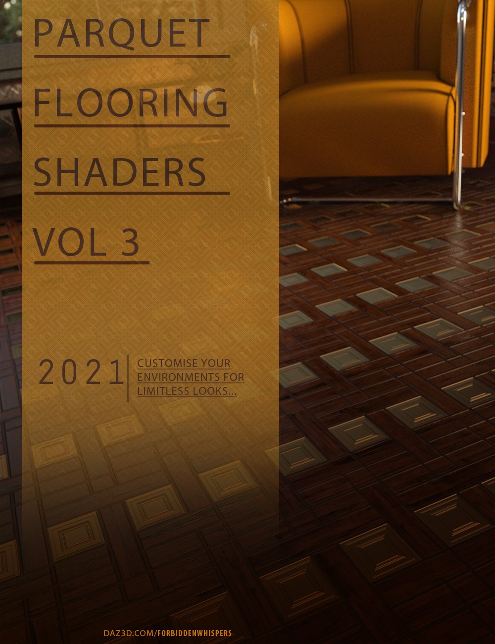Parquet Flooring Shaders Vol 3 by: ForbiddenWhispers, 3D Models by Daz 3D
