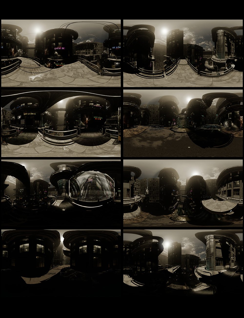 Noir Cyberpunk HDRI Noir Cyberpunk HDRI by: JDA HDRI, 3D Models by Daz 3D