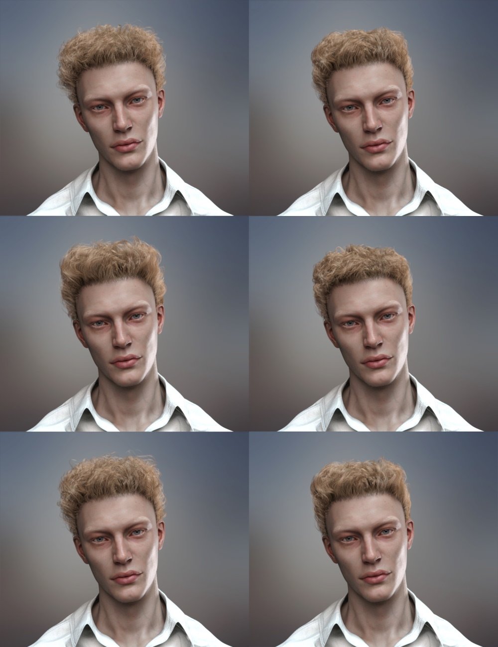 dForce Wayward Curls Hair for Genesis 8 and 8.1 by: RedzStudio, 3D Models by Daz 3D