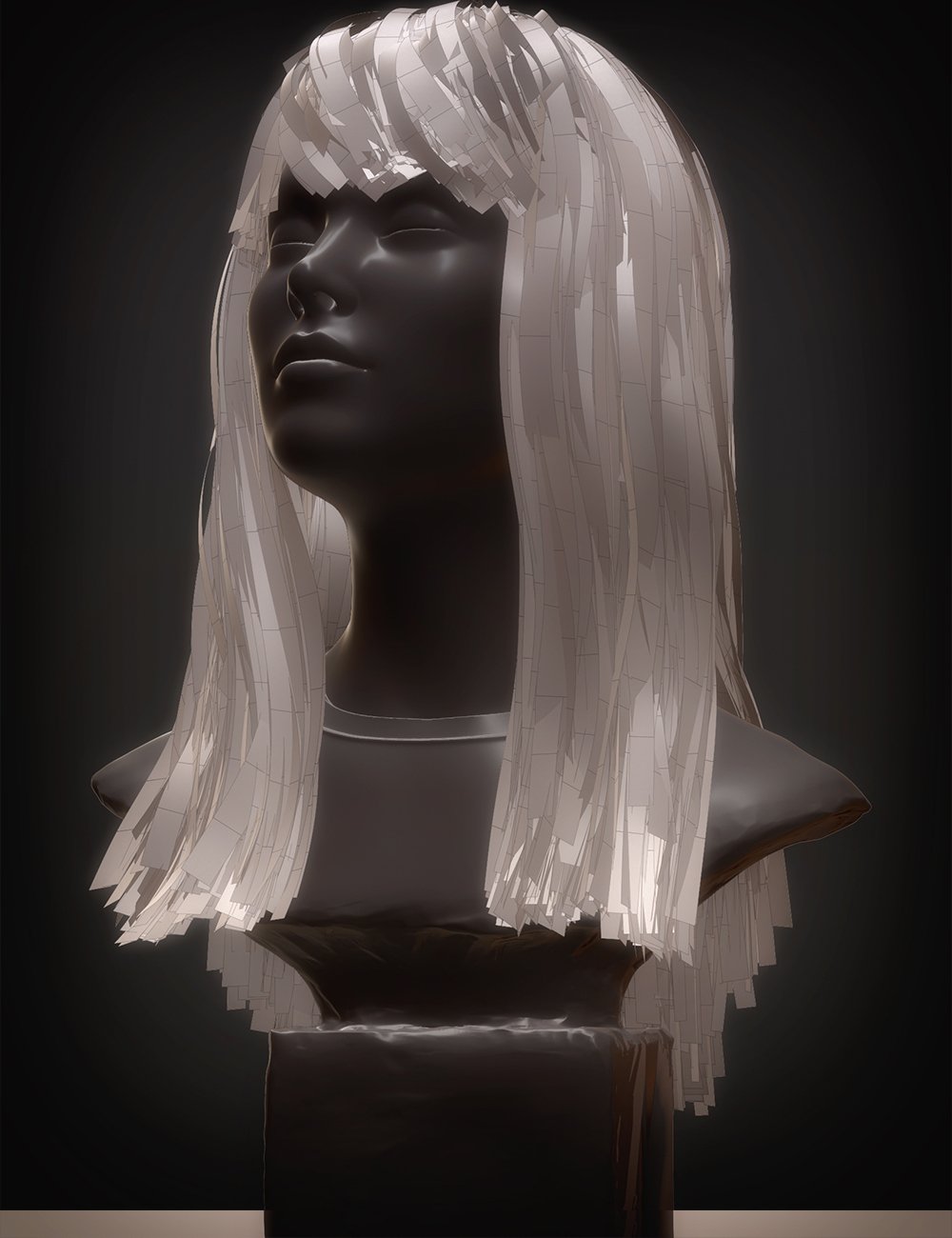 dForce Nirv Straight Long Hair for Genesis 8 and Genesis 8.1 Females by: Nirvana, 3D Models by Daz 3D