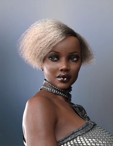 Bobbi Hair for Genesis 8 and 8.1 Female by: RedzStudio, 3D Models by Daz 3D