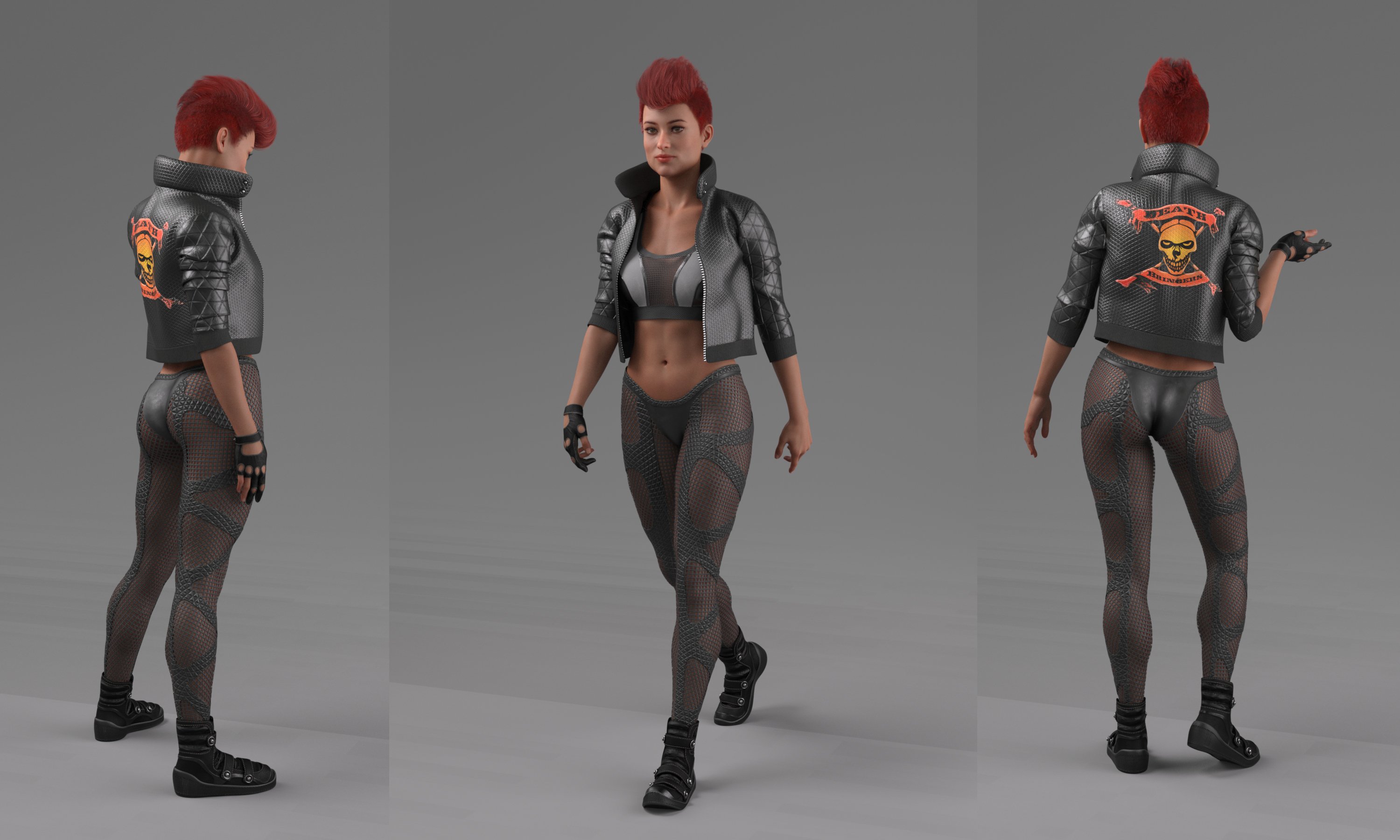 Streetwear for Genesis 8 and 8.1 Female by: Cichy3D, 3D Models by Daz 3D