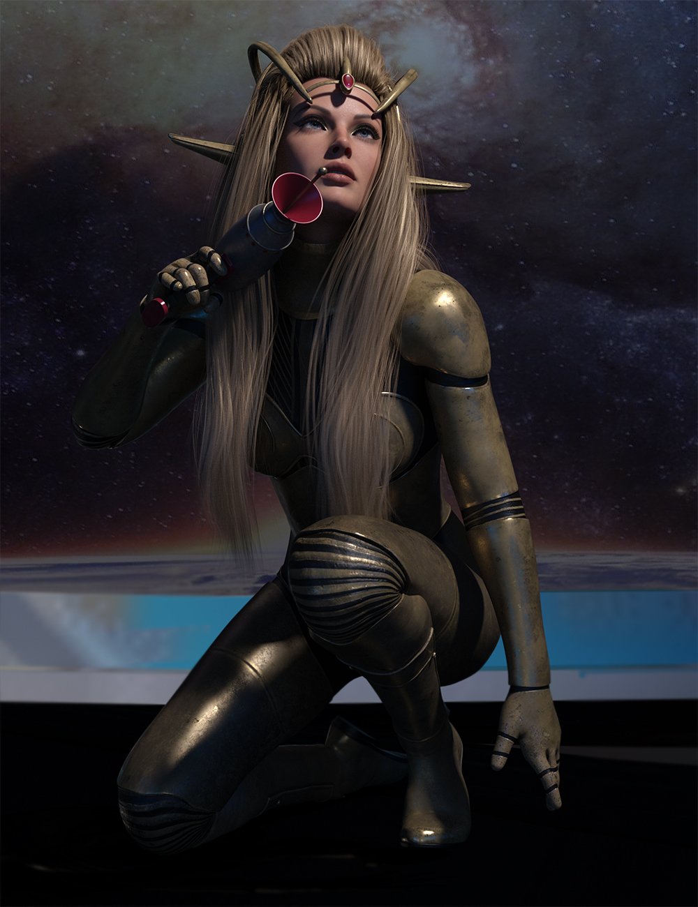 Retro Sci-Fi Poses for Genesis 8 and 8.1 Females Retro Sci-Fi Poses for Genesis 8 and 8.1 Females by: Ensary, 3D Models by Daz 3D