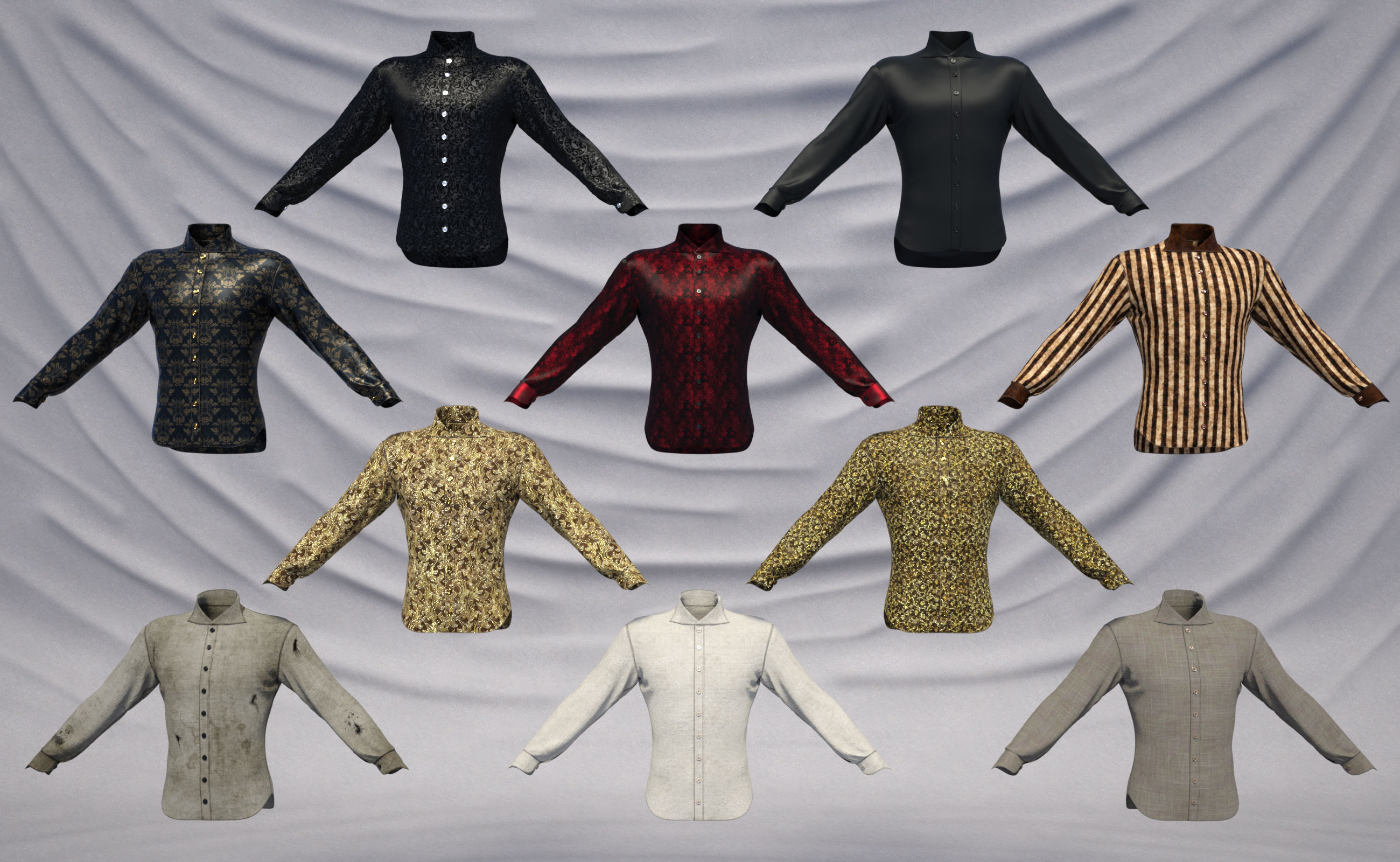 Victorian Gentleman's Evening Dress Textures by: The Alchemist, 3D Models by Daz 3D