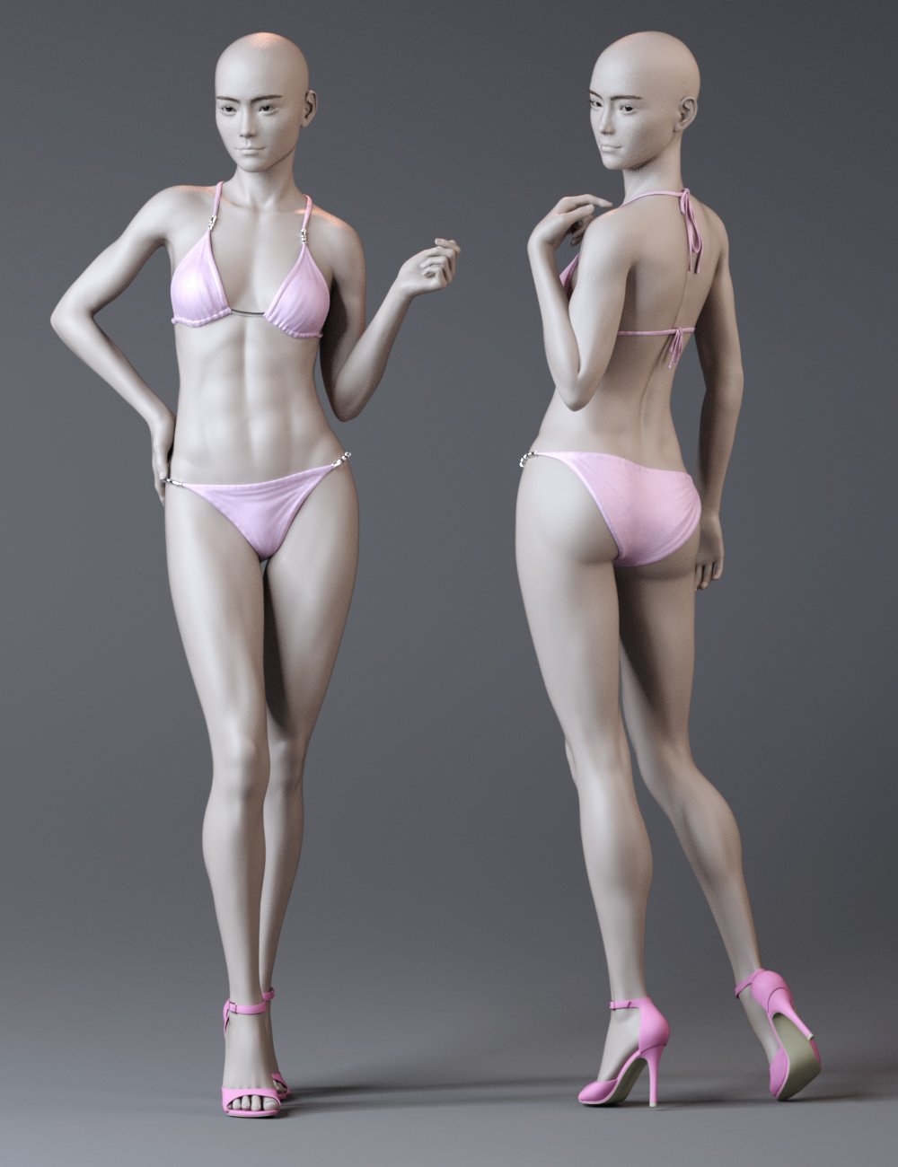 Mio HD for Genesis 8 and 8.1 Female by: Colm Jackson, 3D Models by Daz 3D