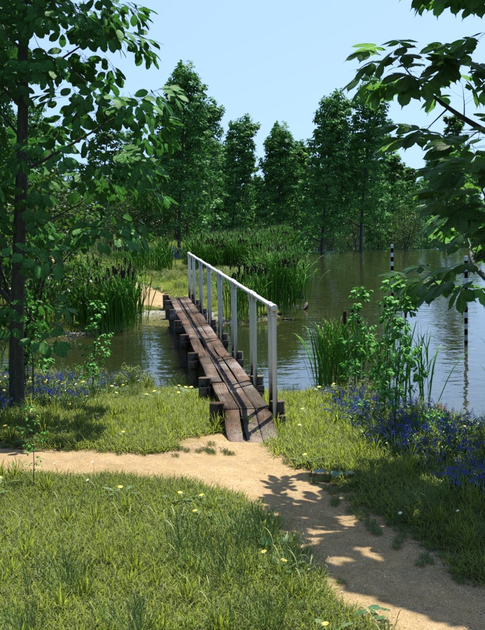 UltraScenery - Country Ford UltraScenery - Country Ford by: TangoAlpha, 3D Models by Daz 3D