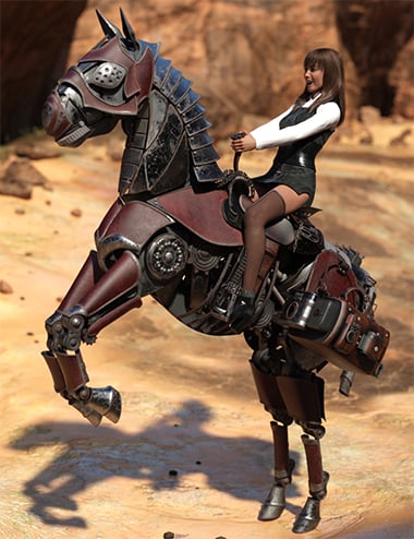Steampunk Horse Steampunk Horse by: Charlie, 3D Models by Daz 3D