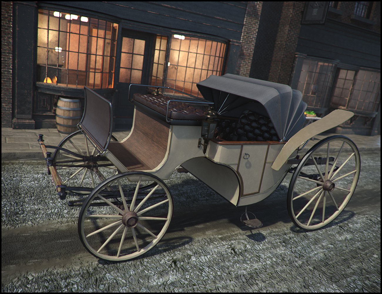 Vintage Carriages 1 - Barouche & Police Wagon Vintage Carriages 1 - Barouche & Police Wagon by: , 3D Models by Daz 3D
