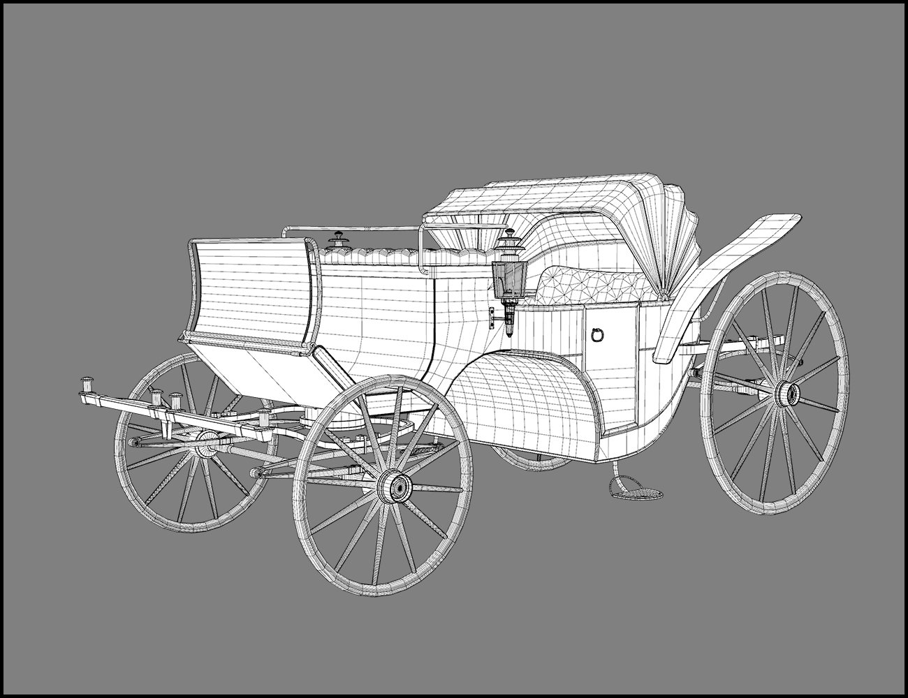 Vintage Carriages 1 - Barouche & Police Wagon Vintage Carriages 1 - Barouche & Police Wagon by: , 3D Models by Daz 3D