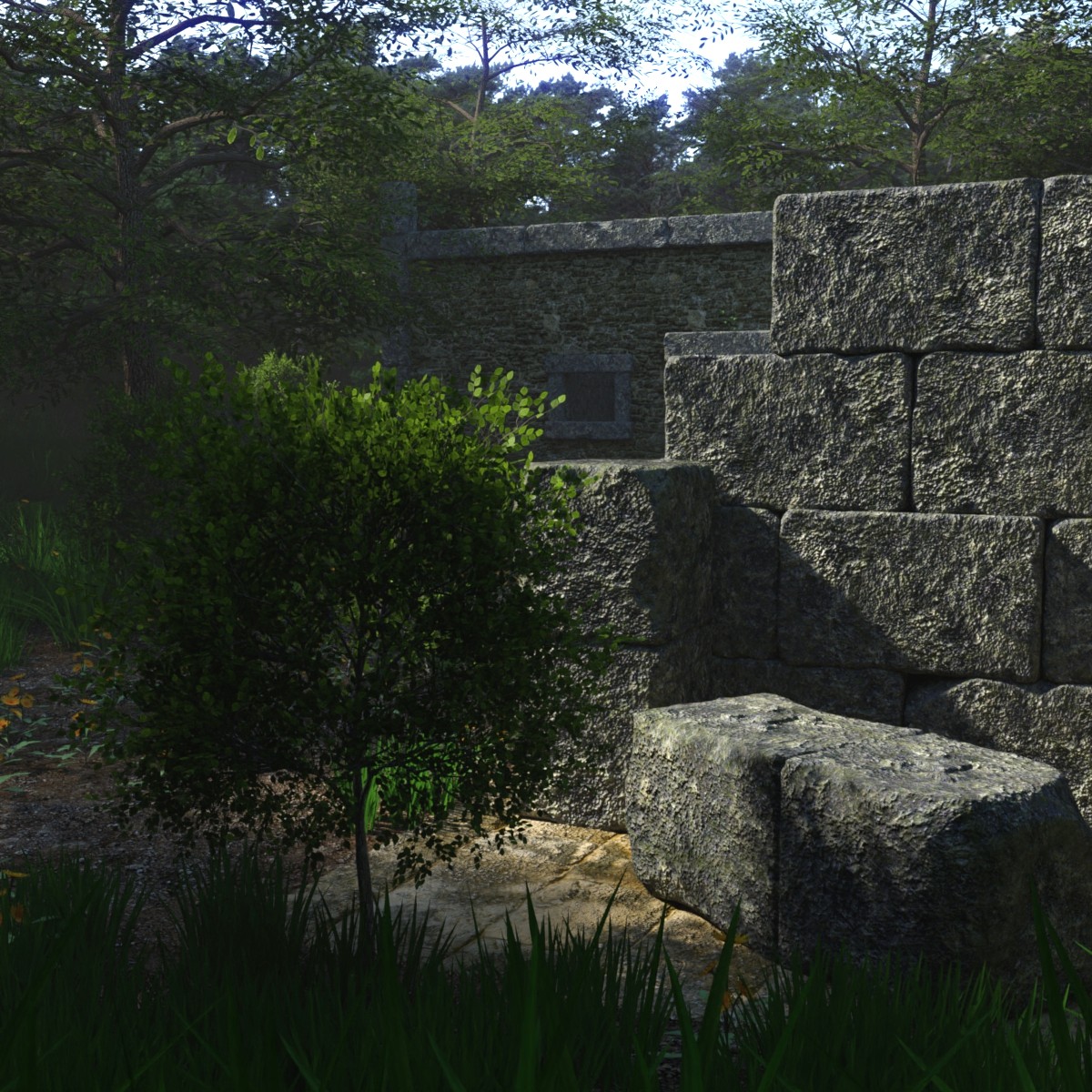 Ruins of a Forgotten Place by: JeffersonAF, 3D Models by Daz 3D