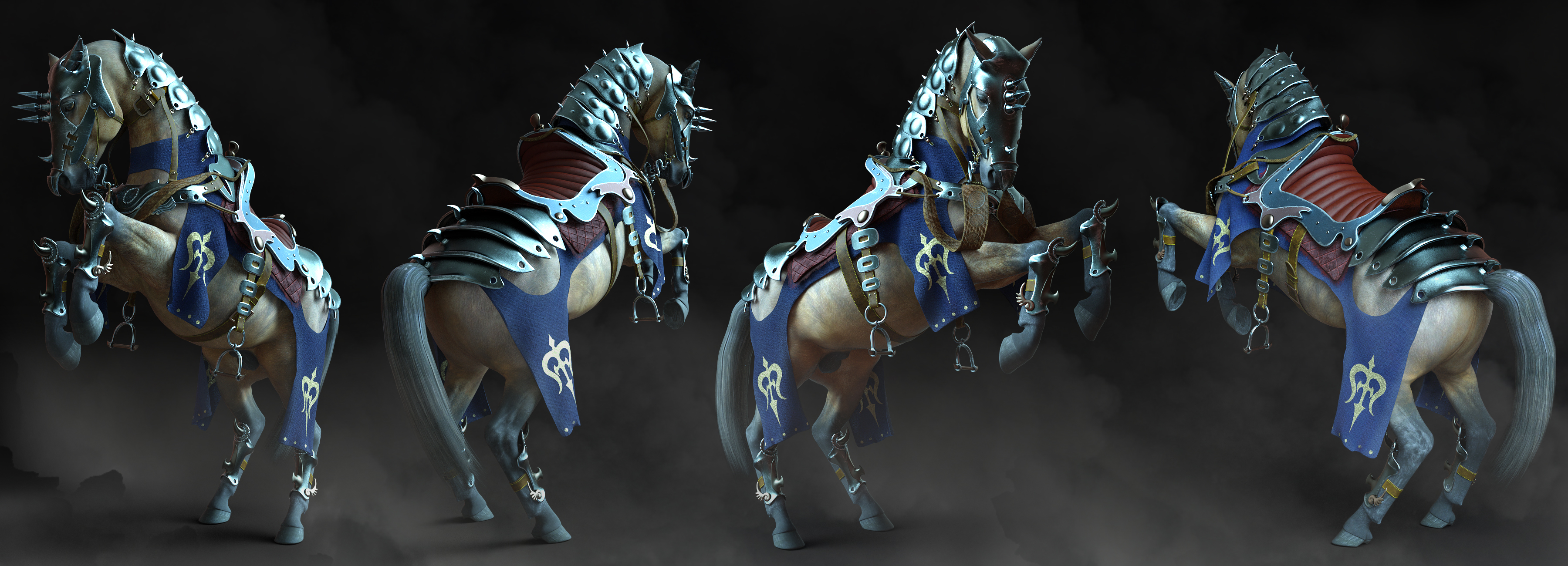 Guardian Horse Armor for DAZ Horse 2 Guardian Horse Armor for DAZ Horse 2 by: fjaa3d, 3D Models by Daz 3D