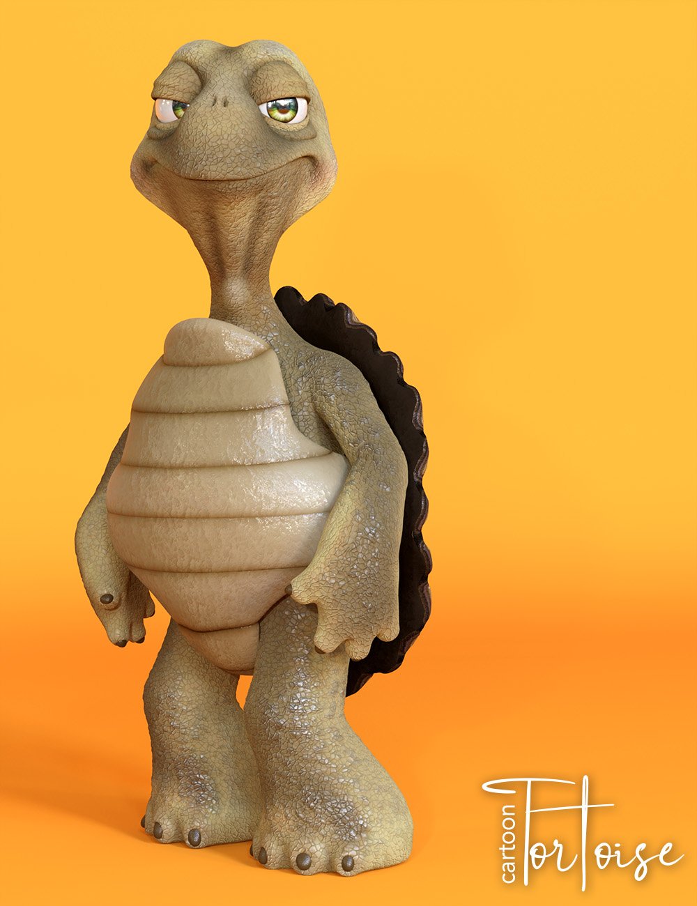 Tank the Cartoon Tortoise by: 3D Universe, 3D Models by Daz 3D