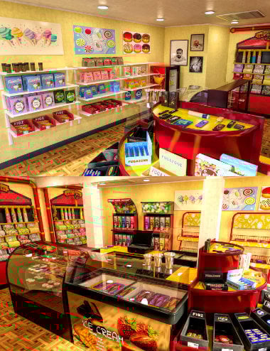 FG Candy Store FG Candy Store by: Fugazi1968PAN StudiosIronman, 3D Models by Daz 3D