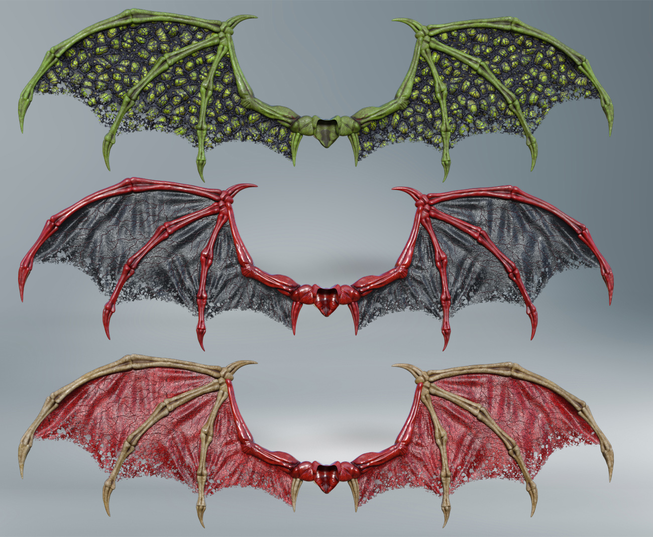 Succubus Wings Texture Expansion by: midnight_stories, 3D Models by Daz 3D
