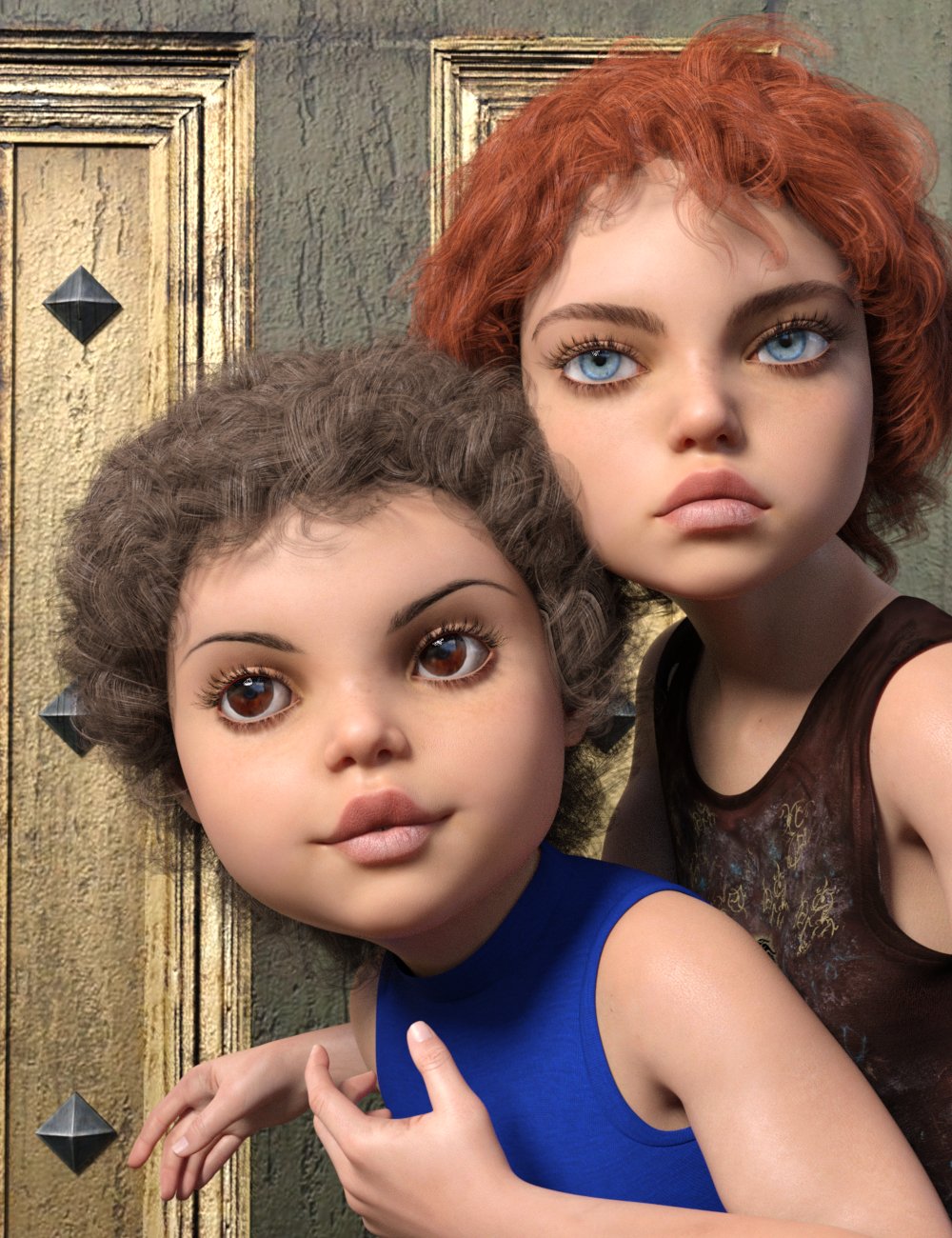 Lora and Lorel for Genesis 8 and 8.1 Female Lora and Lorel for Genesis 8 and 8.1 Female by: Vyusur, 3D Models by Daz 3D