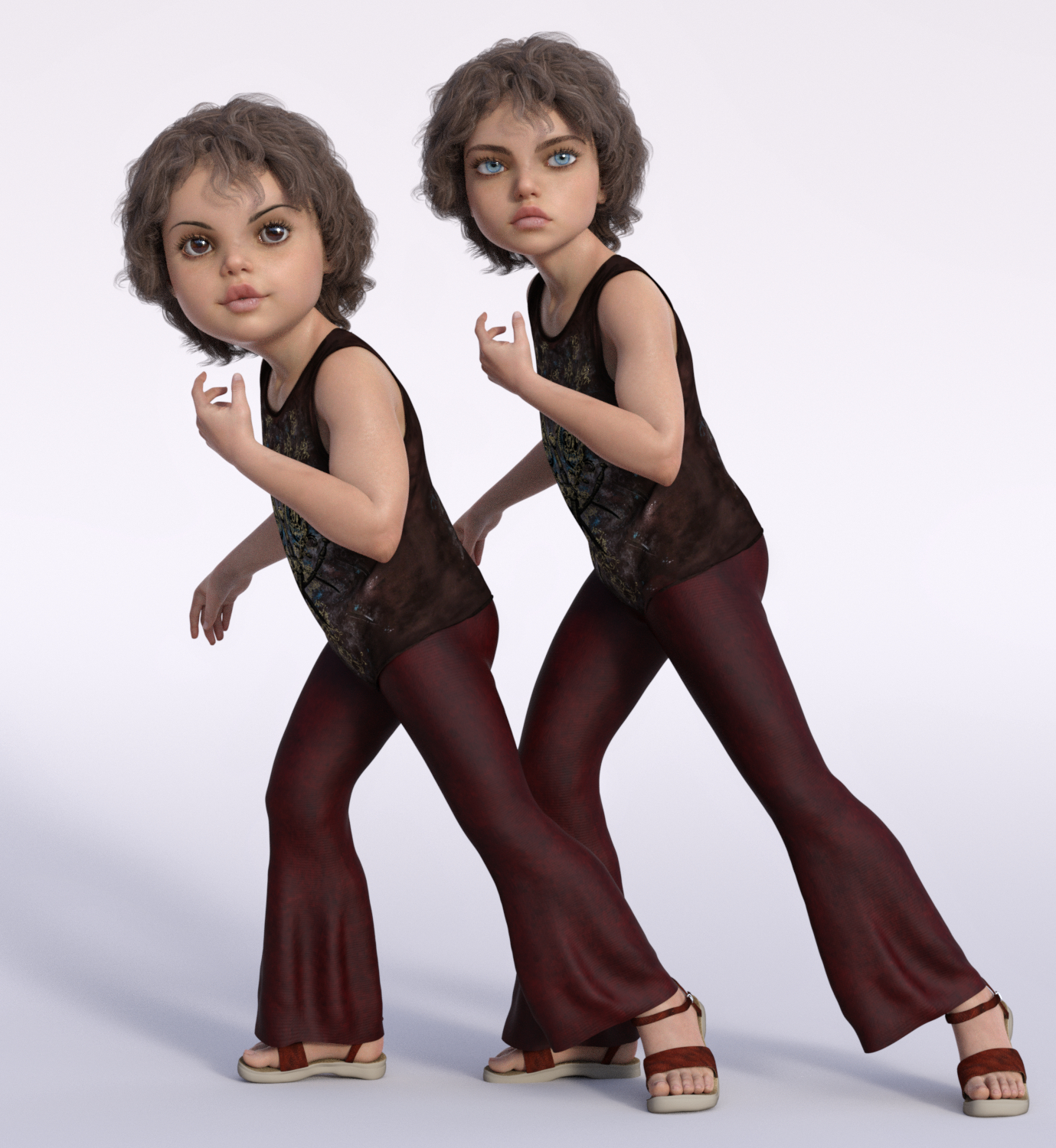 Lora and Lorel for Genesis 8 and 8.1 Female Lora and Lorel for Genesis 8 and 8.1 Female by: Vyusur, 3D Models by Daz 3D