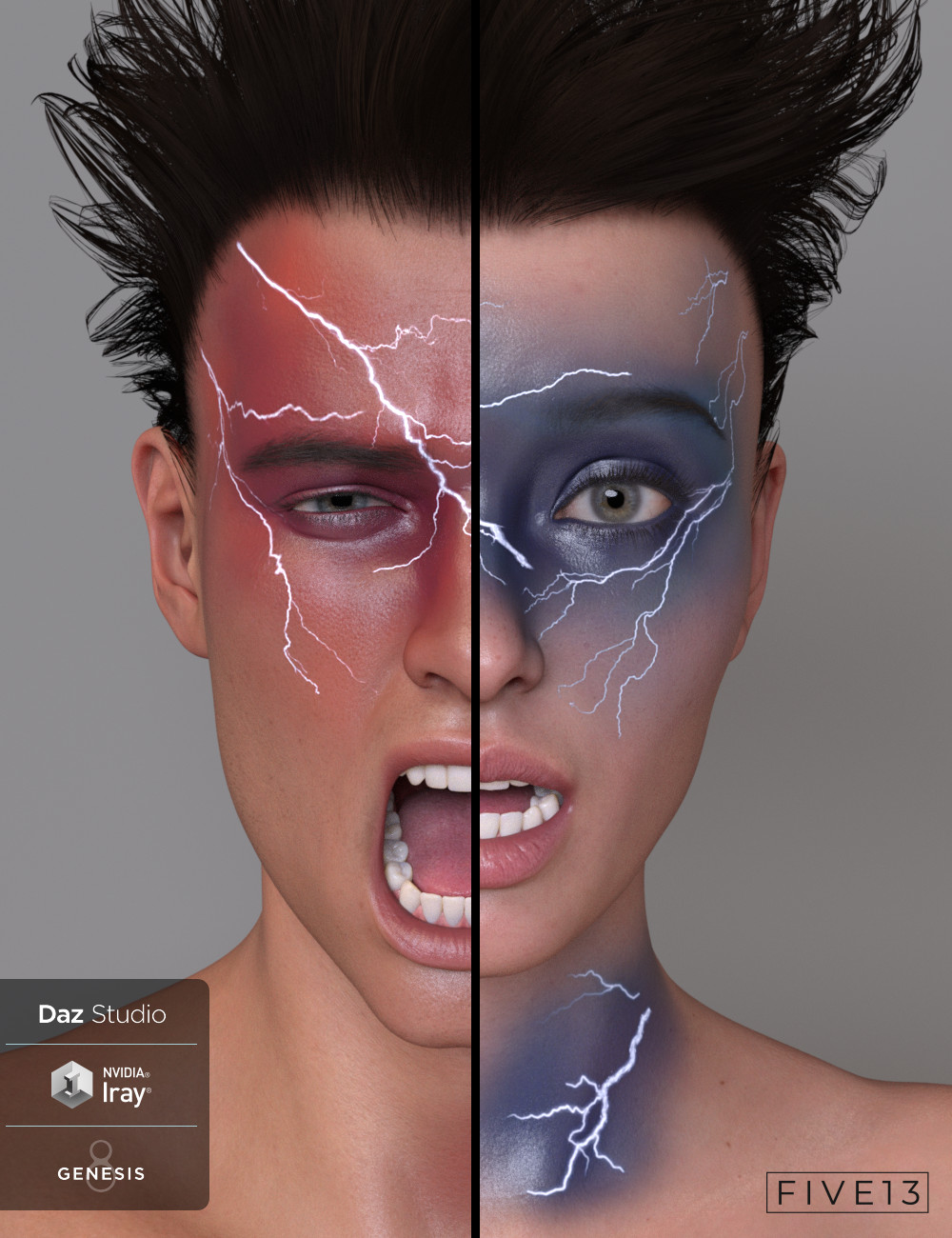 Lightning Cosmetics for Genesis 8.1 Males and Females Lightning Cosmetics for Genesis 8.1 Males and Females by: Five13, 3D Models by Daz 3D