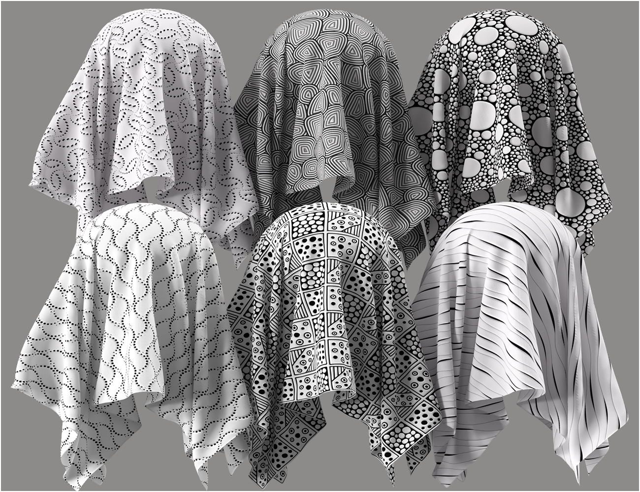 Monochrome Iray Shaders 01 - Merchant Resource Monochrome Iray Shaders 01 - Merchant Resource by: OziChickhotlilme74, 3D Models by Daz 3D