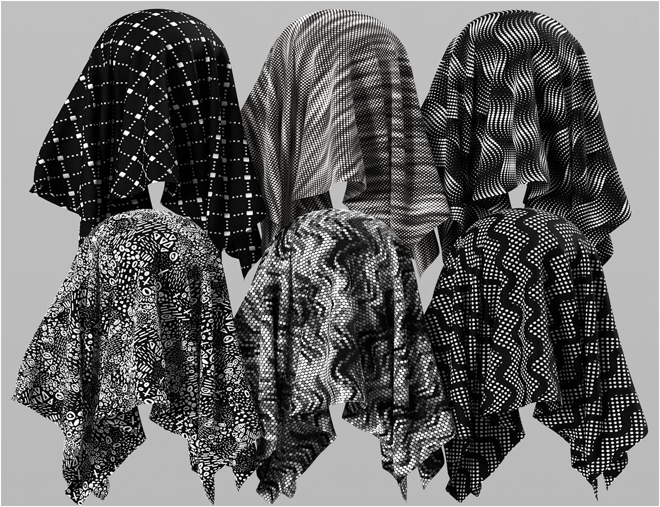 Monochrome Iray Shaders 03 - Merchant Resource Monochrome Iray Shaders 03 - Merchant Resource by: OziChickhotlilme74, 3D Models by Daz 3D
