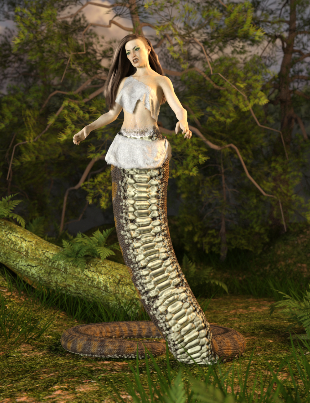 SY Lamia Genesis for 8 and 8.1 by: Sickleyield, 3D Models by Daz 3D