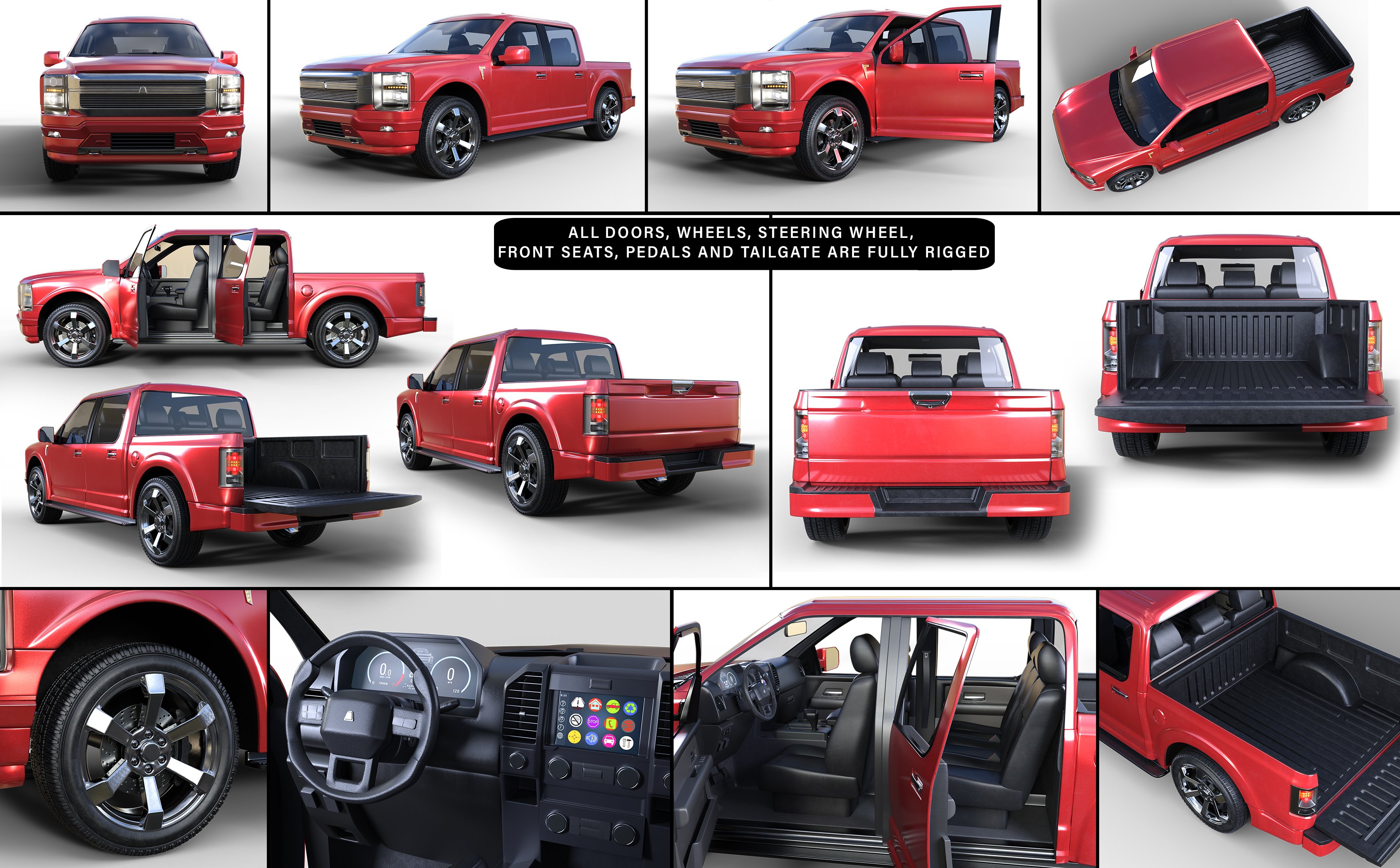 Z Pickup Truck by: Zeddicuss, 3D Models by Daz 3D