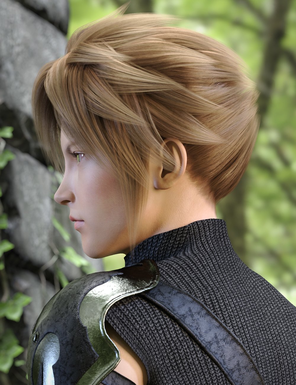 Kota Hair for Genesis 8 and 8.1 Males Kota Hair for Genesis 8 and 8.1 Males by: Lady Littlefox, 3D Models by Daz 3D